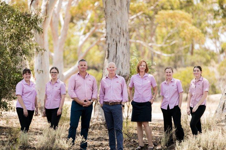 Elders insurance team members at Elders Insurance Merredin office